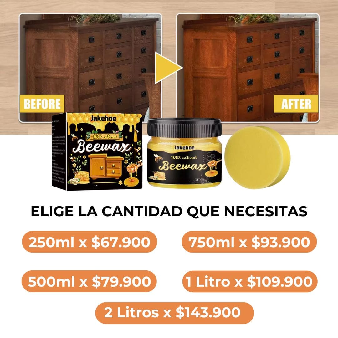 BEEWAX® CERA DE ABEJAS RESTAURADOR DE MADERA