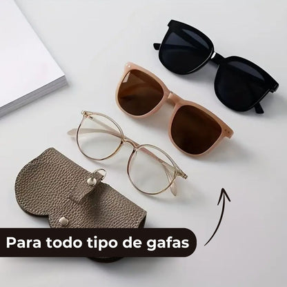 ESTUCHE DE CUERO PARA GAFAS