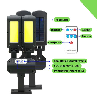 ProLED® Lámpara Solar Bidireccional