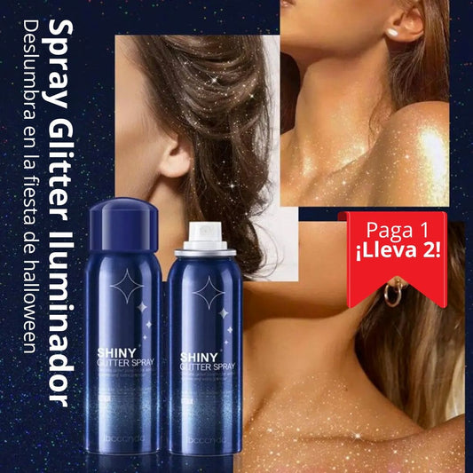 Skin® Spray Glitter Iluminador 2x1