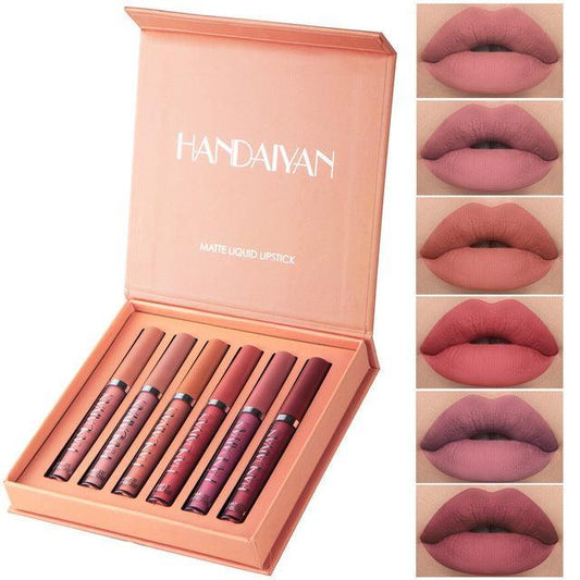 KIT X6 LABIALES PREMIUM RESISTENTES AL AGUA - Handaiyan®